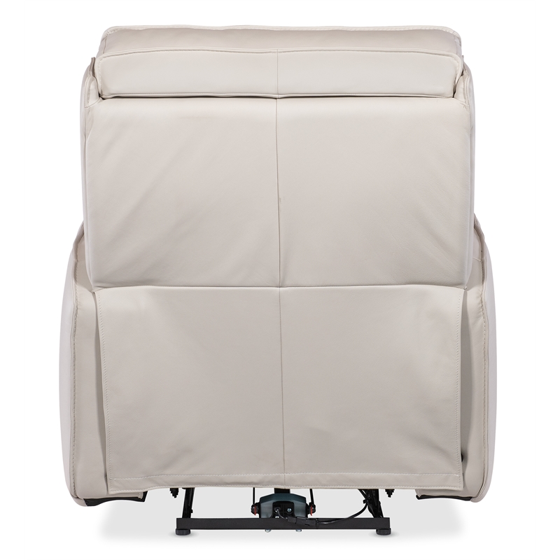 Miles Zero Gravity Leather Power Recliner in Gray by Hooker Furniture