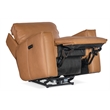 Miles Zero Gravity Leather Power Recliner in Brown by Hooker Furniture
