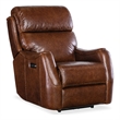 Harlan Zero Gravity Leather Power Recliner in Brown by Hooker Furniture