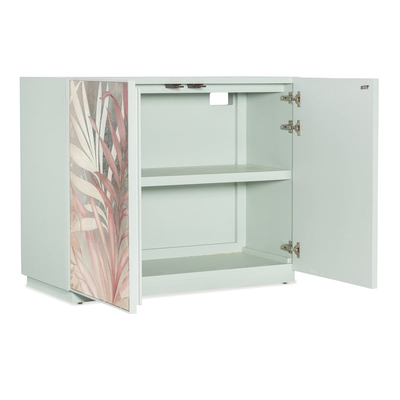 Susan G Komen Triumph Glass Door Accent Chest in Pink by Hooker Furniture