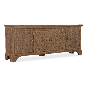 americana wood wood entertainment credenza in brown by hooker furniture