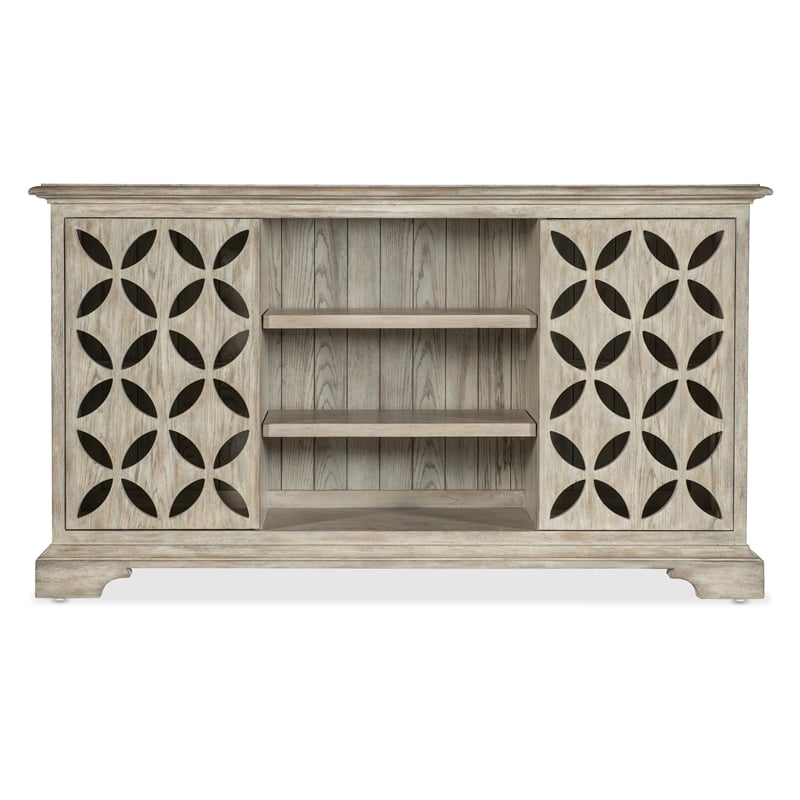 Commerce & Market Underhill Wood Entertainment Console in Brown by Hooker