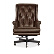 Charleston Executive Leather Swivel Tilt Chair in Brown by Hooker Furniture