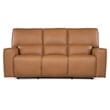 Miles Zero Gravity Leather Power Sofa in Brown by Hooker Furniture