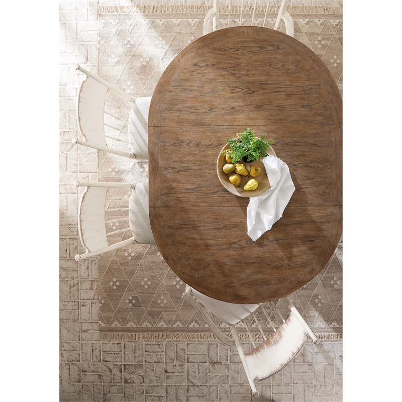 Americana Fabric Upholstered Seat Arm Chair in Beige by Hooker Furniture