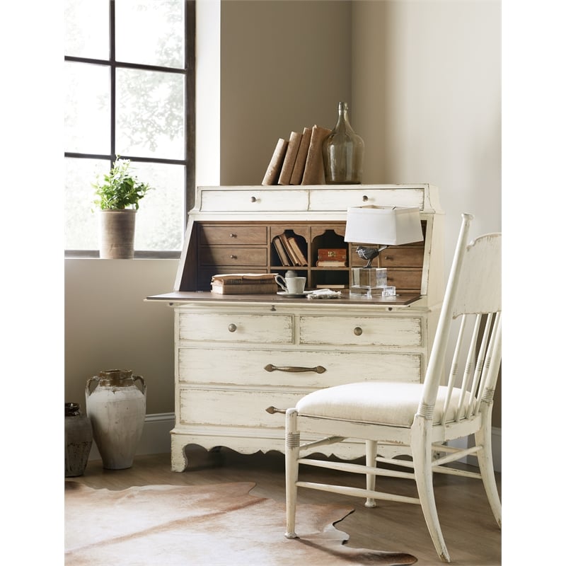 Americana Fabric Upholstered Seat Side Chair in Beige by Hooker Furniture