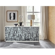 Melange Graffitio Wood Credenza in White by Hooker Furniture