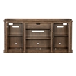 Hooker Furniture Americana Wood 4-Door Buffet in Brown