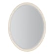 Americana Oval Wood Framed Mirror in White by Hooker Furniture