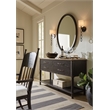 Americana Oval Wood Framed Mirror in Black by Hooker Furniture