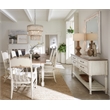 Americana Wood Framed Landscape Mirror in White Finish by Hooker Furniture