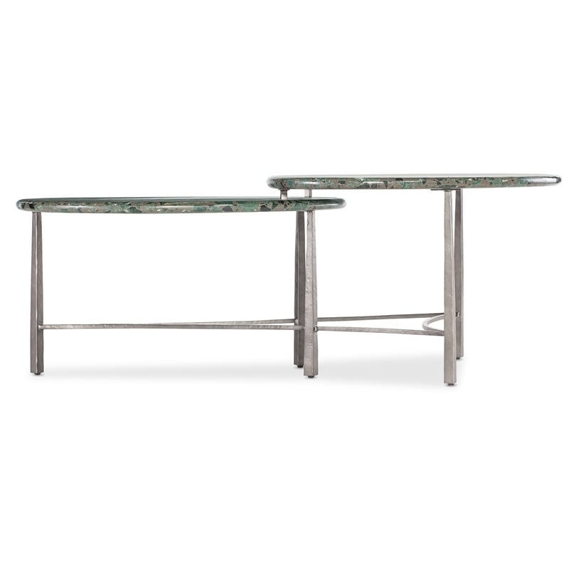 Commerce & Market Iron Antares Cocktail Table in Green by Hooker Furniture