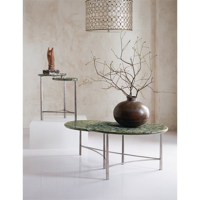 Commerce & Market Iron Antares Cocktail Table in Green by Hooker Furniture