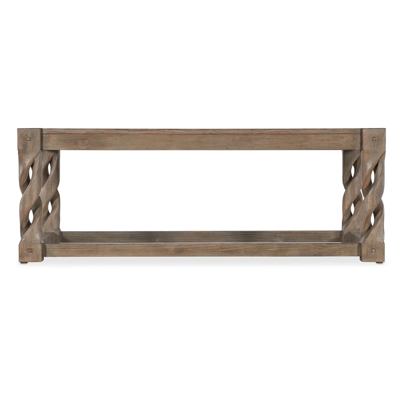 Commerce & Market Jack O'bein Wood Cocktail Table in Brown by Hooker Furniture