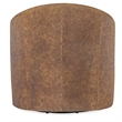 Remi Leather Swivel Chair in Brown by Hooker Furniture