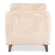 Cynthia Fabric Chair in Beige with Wood Legs by Hooker Furniture