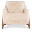 Cynthia Fabric Chair in Beige with Wood Legs by Hooker Furniture