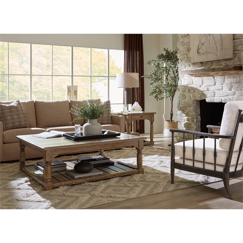 Prairie Fabric Upholstered Chair in Beige by Hooker Furniture