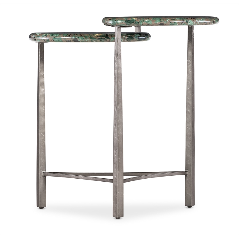 Commerce & Market Iron Antares End Table in Green by Hooker Furniture
