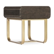 Commerce & Market Metropolitan Metal End Table in Brown by Hooker Furniture