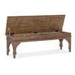 Americana Wood Bed Bench in Brown by Hooker Furniture