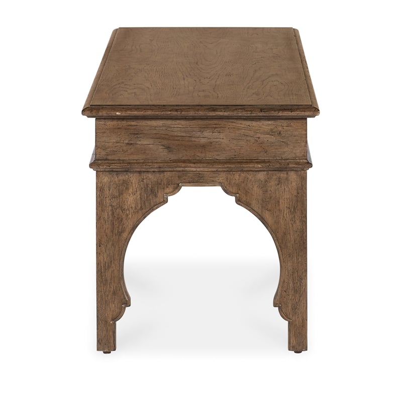 Americana Wood Bed Bench in Brown by Hooker Furniture