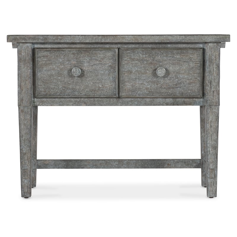 Commerce & Market Stonewashed Wood Console in Blue Finish by Hooker Furniture