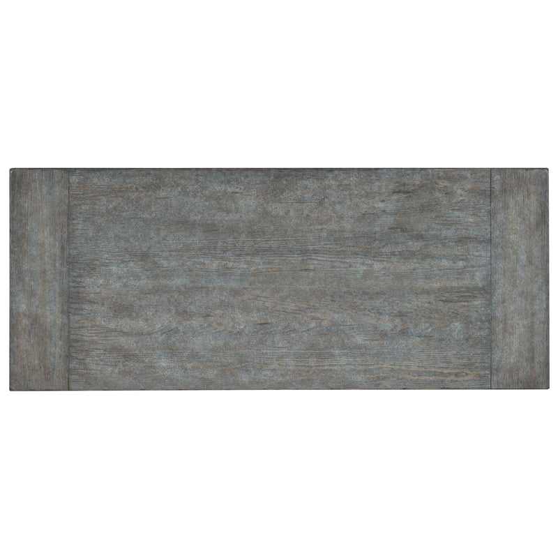Commerce & Market Stonewashed Wood Console in Blue Finish by Hooker Furniture