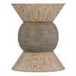 Commerce & Market Round Wood Accent Table in Brown Finish by Hooker Furniture