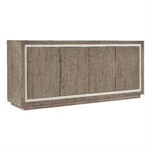 serenity tulum media storage cabinet in gray wood by hooker furniture