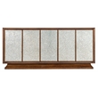 Melange Lloyds Leopard Entertainment Credenza in Brown Wood by Hooker Furniture