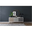 Commerce & Market Jaiden Three Door Credenza in White Wood by Hooker Furniture