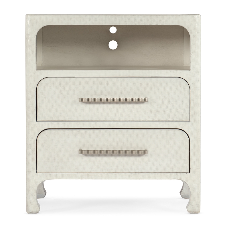 Serenity Nightstand in White Wood by Hooker Furniture