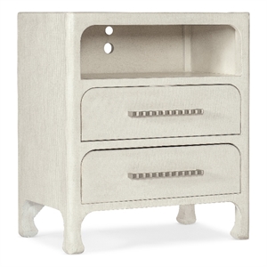 Serenity Nightstand in White Wood by Hooker Furniture