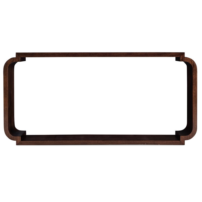Melange Kingston Console Table in Brown Wood by Hooker Furniture
