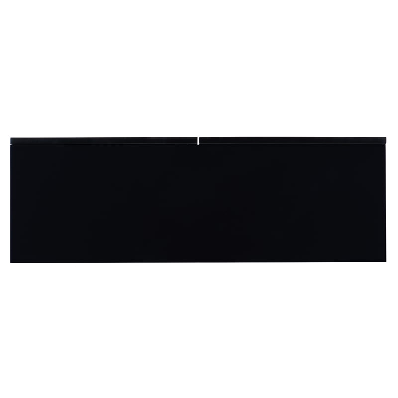 Melange Fingerprints Two Door Wood Credenza in Black by Hooker Furniture