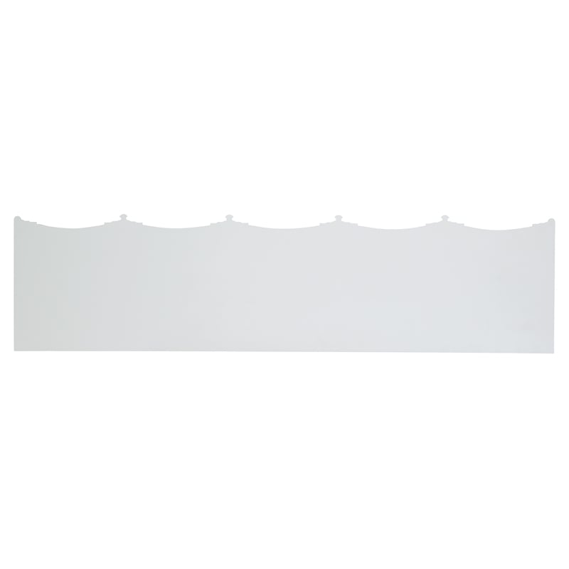 Melange Corinth Four Door Entertainment Console in White Wood by Hooker