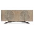 Melange Nolita Four Door Entertainment Console in Gold Wood by Hooker Furniture