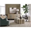 Melange Nolita Four Door Entertainment Console in Gold Wood by Hooker Furniture