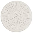 Hooker Furniture Commerce & Market Carved Resin Stump End Table in White