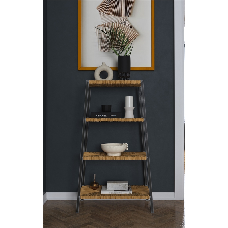 Commerce & Market Metal Bookcase in Black by Hooker Furniture