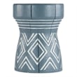 Commerce & Market Carved Resin Stump Side Table in Blue by Hooker Furniture