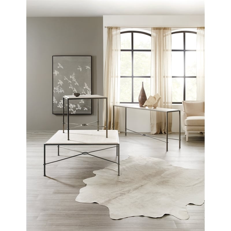 Metal End Table in Gray by Hooker Furniture