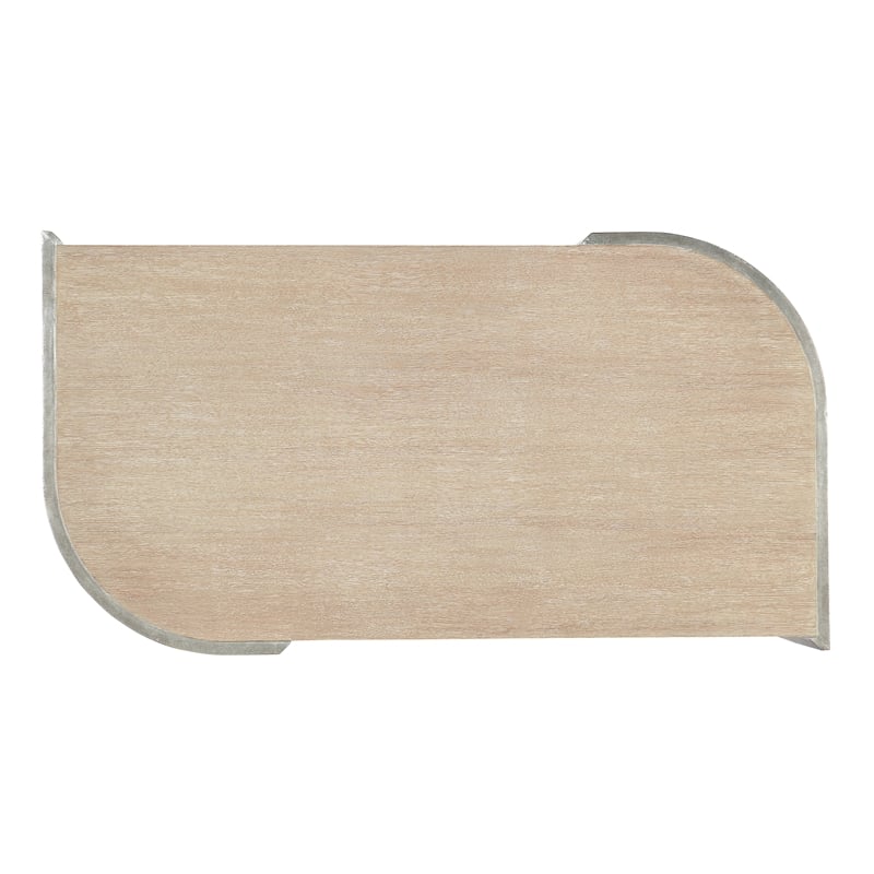 Melange Silverfrost Cocktail Table in Brown Wood by Hooker Furniture