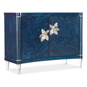 Melange Sapphire Wood Accent Chest in Blue by Hooker Furniture
