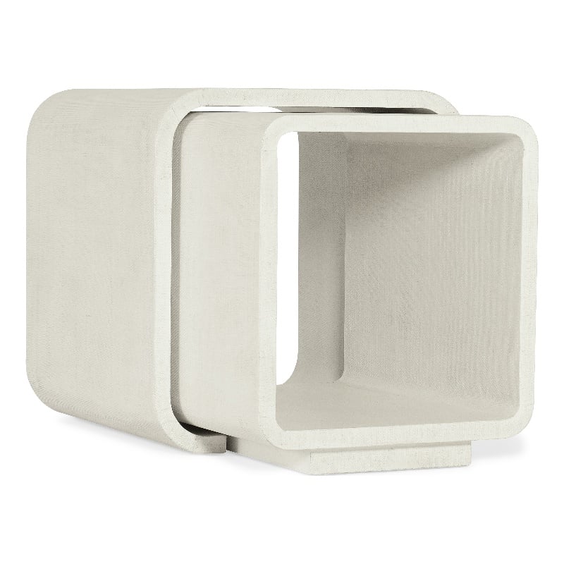Serenity Kai Bunching End Tables in White Wood by Hooker Furniture