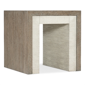 Serenity Skipper End Table in Gray Wood by Hooker Furniture