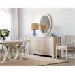 Serenity Amelia Oval Mirror in Gray Wood by Hooker Furniture
