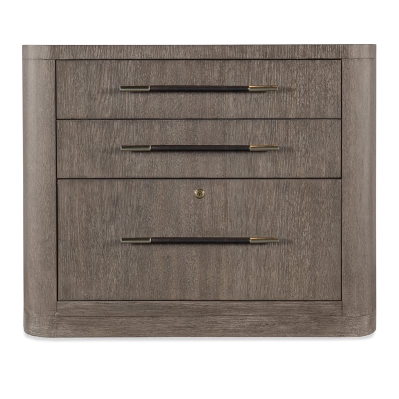 Modern Mood Lateral File in Brown Wood by Hooker Furniture