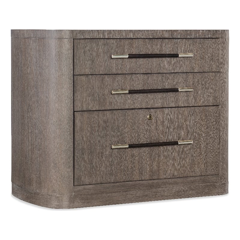 Modern Mood Lateral File in Brown Wood by Hooker Furniture